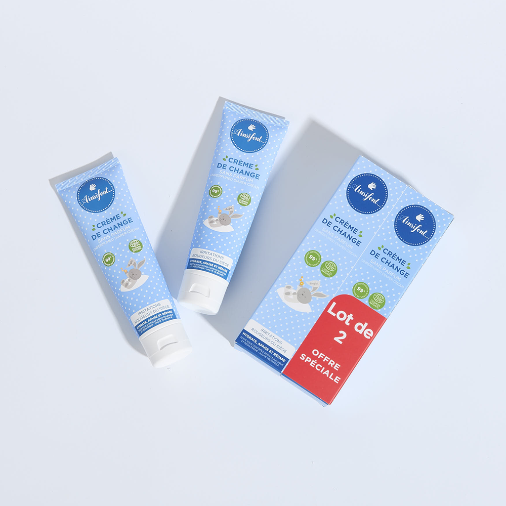 Lot de deux Crèmes de change - COSMOS NATURAL