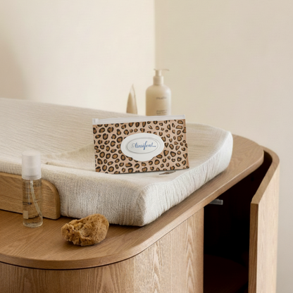 La pochette lingette léopard