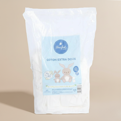 Rectangles de coton extra-doux