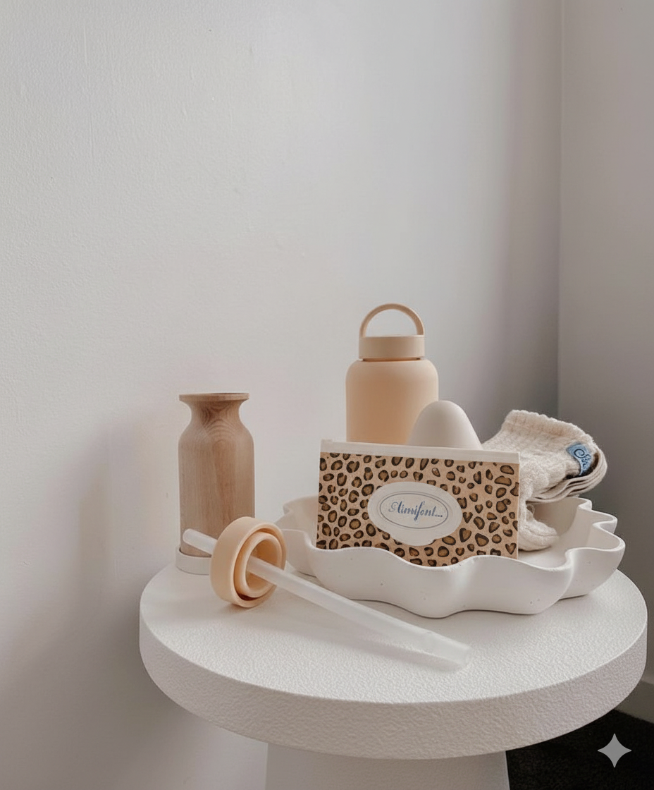 La pochette lingette léopard